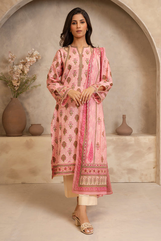 Zellbury | Unstitched 2 Piece Lawn | Shirt Dupatta - 0157