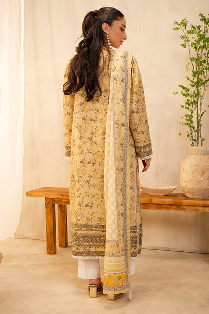 Zellbury | Unstitched 2 Piece Lawn | Shirt Dupatta - 0225