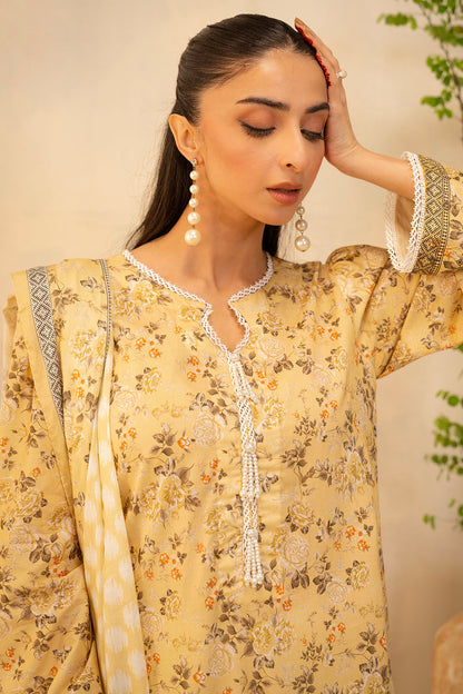 Zellbury | Unstitched 2 Piece Lawn | Shirt Dupatta - 0225 Default Title