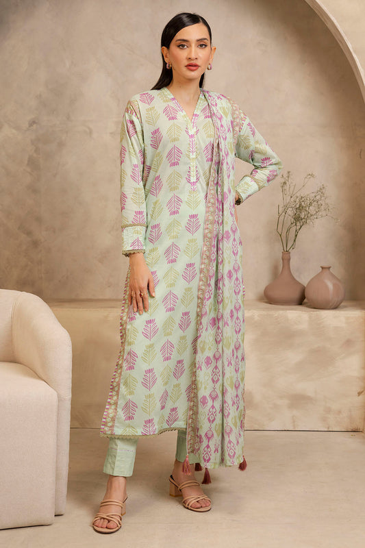 Zellbury | Unstitched 3 Piece Lawn | Shirt Shalwar Dupatta - 0028