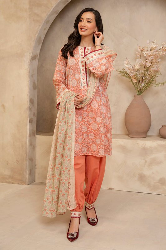Zellbury | Unstitched 3 Piece Lawn | Shirt Shalwar Dupatta - 0032