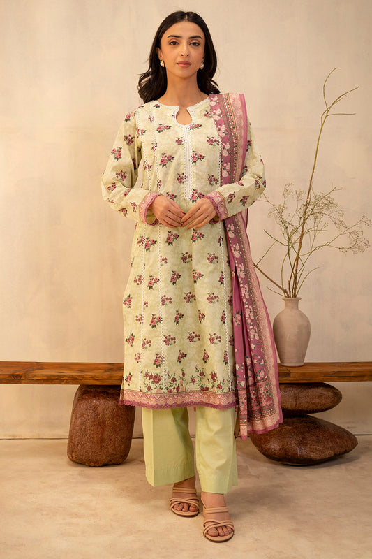 Zellbury | Unstitched 3 Piece Lawn | Shirt Shalwar Dupatta - 0039