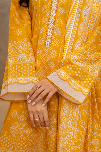 Zellbury | Unstitched 3 Piece Lawn | Shirt Shalwar Dupatta - 0056