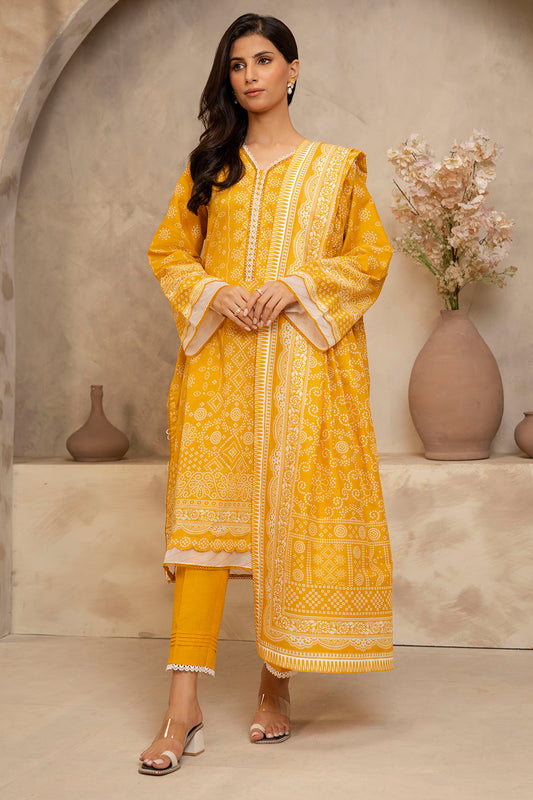 Zellbury | Unstitched 3 Piece Lawn | Shirt Shalwar Dupatta - 0056