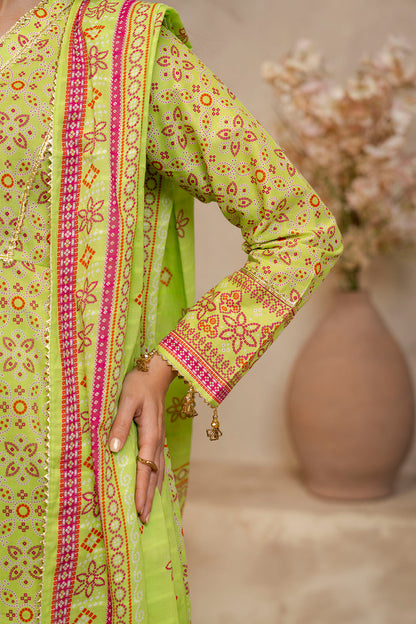 Zellbury | Unstitched 3 Piece Lawn | Shirt Shalwar Dupatta - 0121