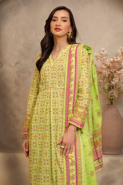 Zellbury | Unstitched 3 Piece Lawn | Shirt Shalwar Dupatta - 0121 Default Title