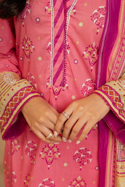 Zellbury | Unstitched 3 Piece Lawn | Shirt Shalwar Dupatta - 0122