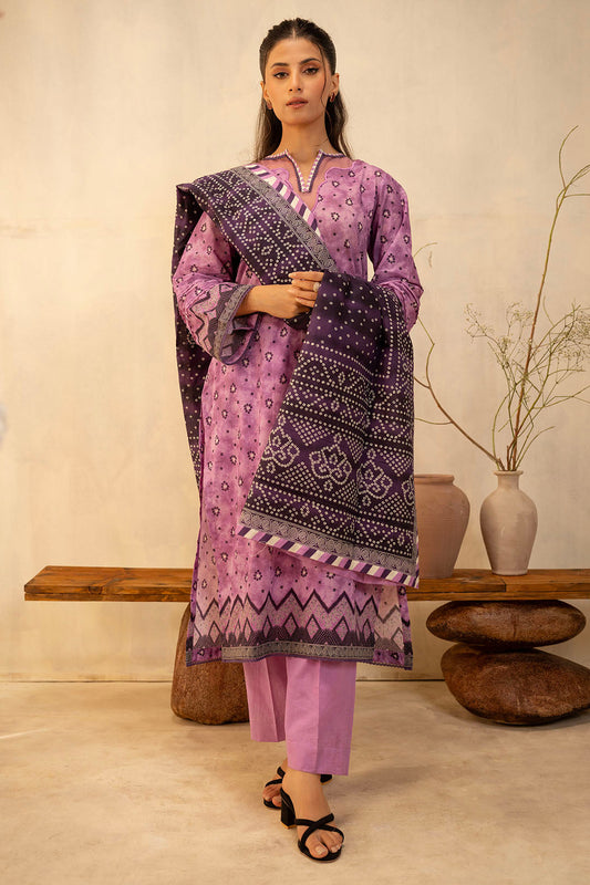 Zellbury | Unstitched 3 Piece Lawn | Shirt Shalwar Dupatta - 0126