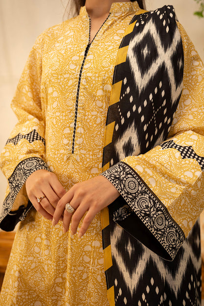 Zellbury | Unstitched 3 Piece Lawn | Shirt Shalwar Dupatta - 0130