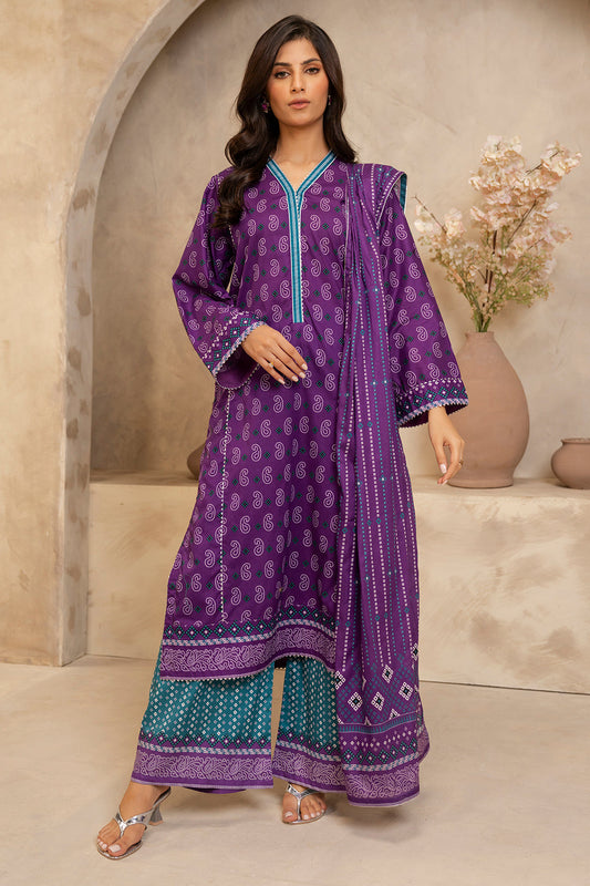 Zellbury | Unstitched 3 Piece Lawn | Shirt Shalwar Dupatta - 0265