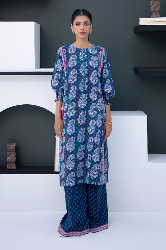 Zellbury | Unstitched 2 Piece Viscose | Shirt Shalwar - 0789