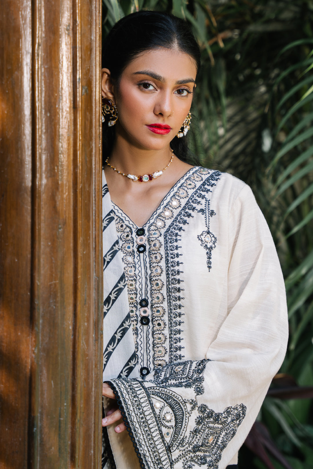 Zellbury | Unstitched 3 Piece Khaddar | Embroidered Shirt Shalwar Dupatta - 0239 Default Title