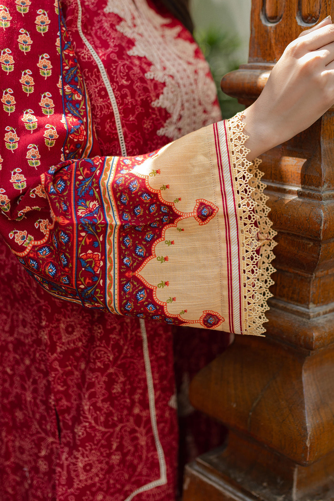 Zellbury | Unstitched 3 Piece Khaddar | Embroidered Shirt Shalwar Dupatta - 0309