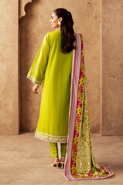 Zellbury | Unstitched 3 Piece Khaddar | Embroidered Shirt Shalwar Shawl - 0316