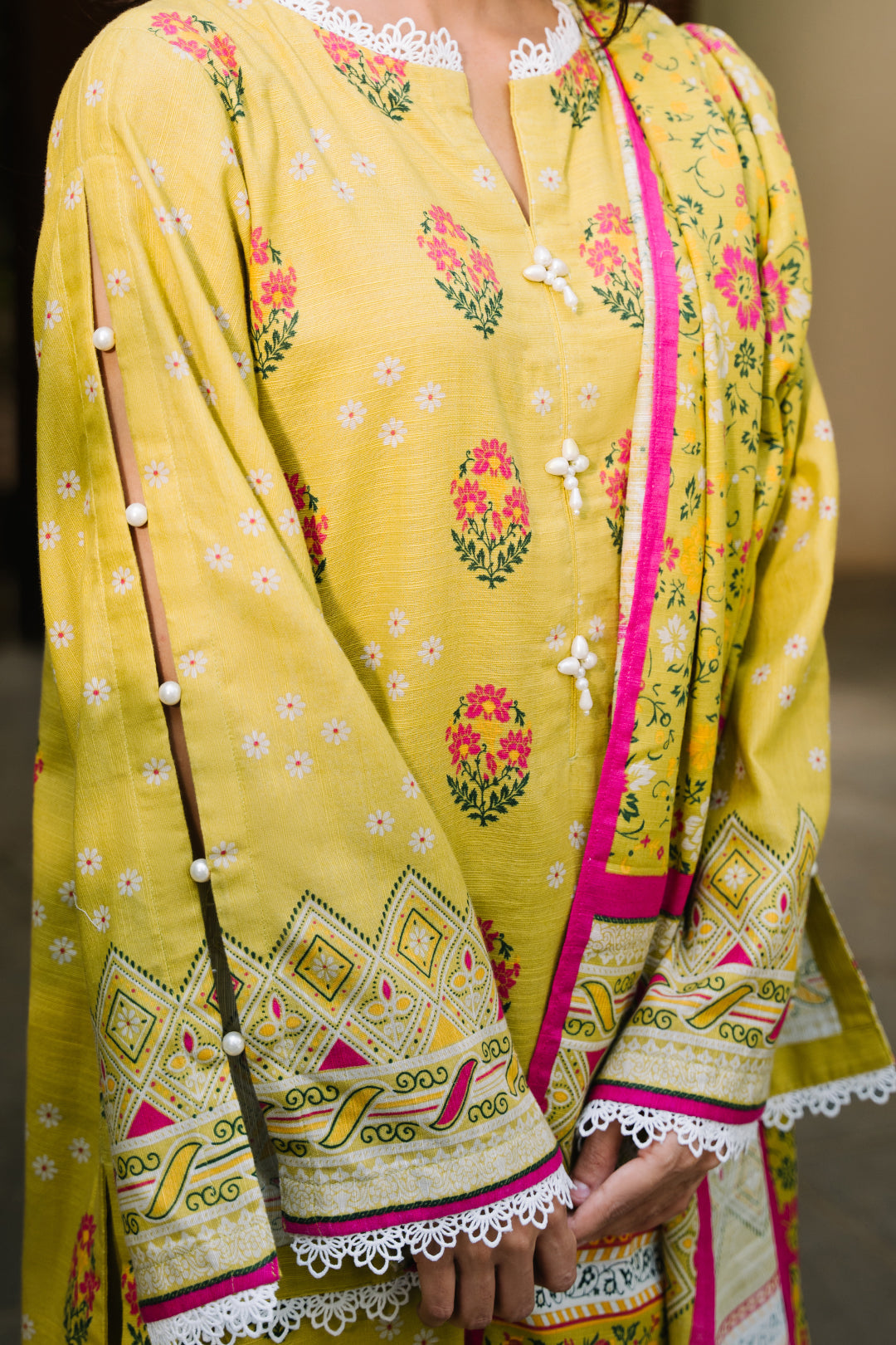 Zellbury | Unstitched 2 Piece Khaddar | Shirt Dupatta - 0158