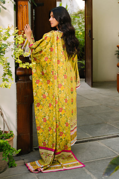 Zellbury | Unstitched 2 Piece Khaddar | Shirt Dupatta - 0158