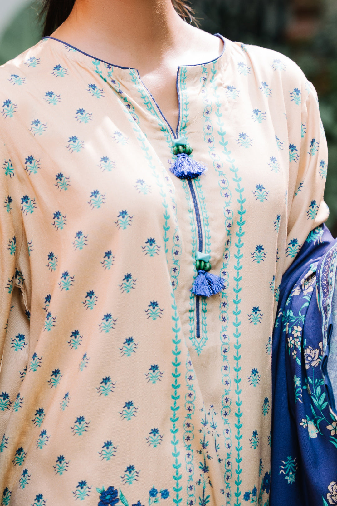 Zellbury | Unstitched 2 Piece Viscose | Shirt Dupatta - 0161