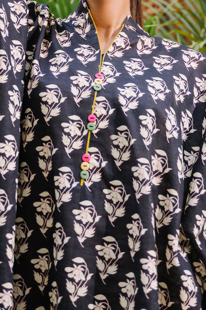 Zellbury | Unstitched 2 Piece Khaddar | Shirt Shalwar - 0166
