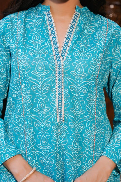 Zellbury | Unstitched 2 Piece Khaddar | Shirt Shalwar - 0168