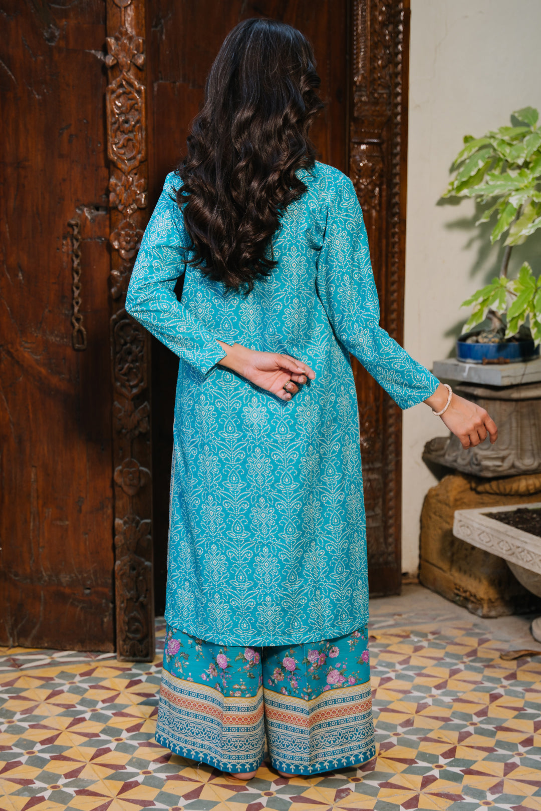 Zellbury | Unstitched 2 Piece Khaddar | Shirt Shalwar - 0168