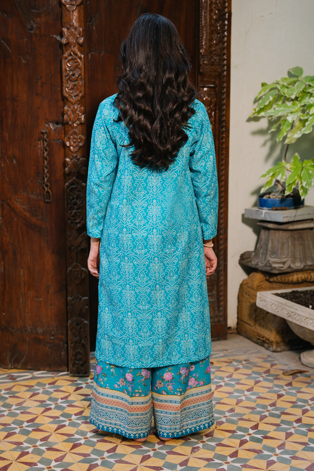 Zellbury | Unstitched 2 Piece Khaddar | Shirt Shalwar - 0168