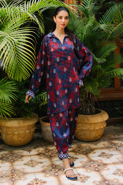 Zellbury | Unstitched 2 Piece Viscose | Shirt Shalwar - 0169