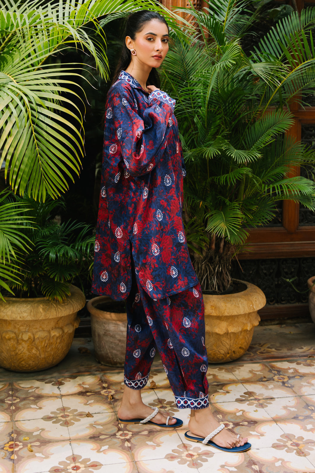 Zellbury | Unstitched 2 Piece Viscose | Shirt Shalwar - 0169
