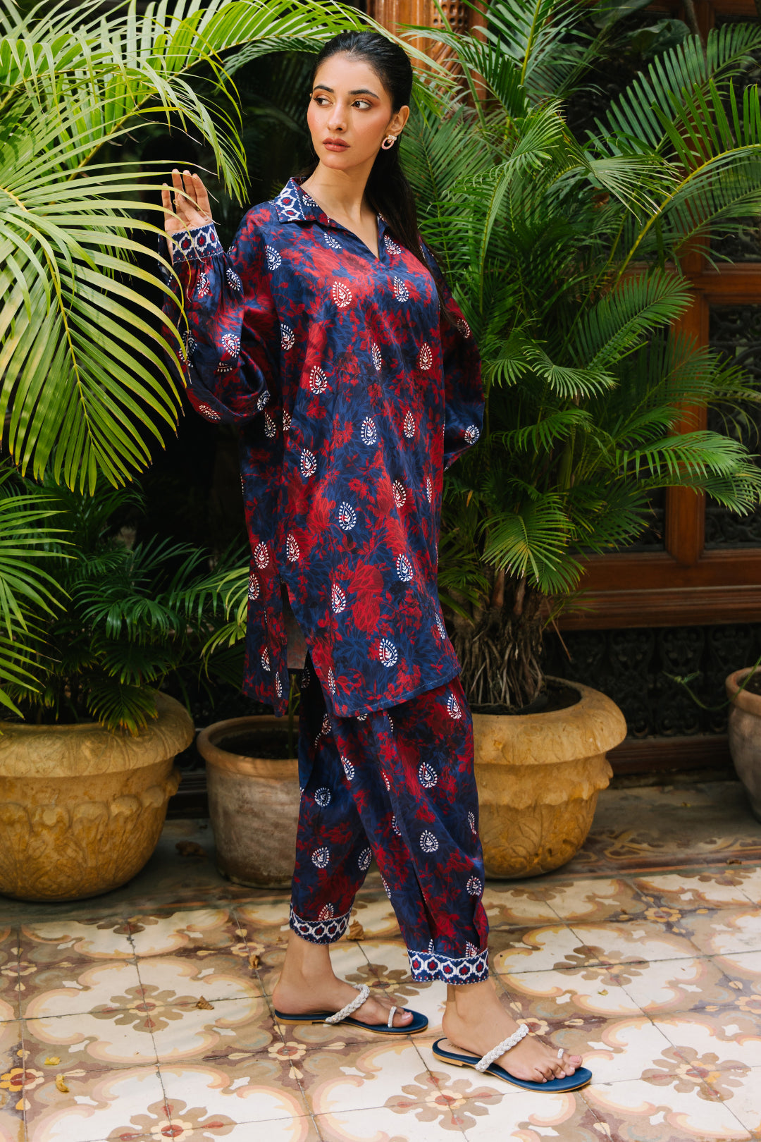 Zellbury | Unstitched 2 Piece Viscose | Shirt Shalwar - 0169