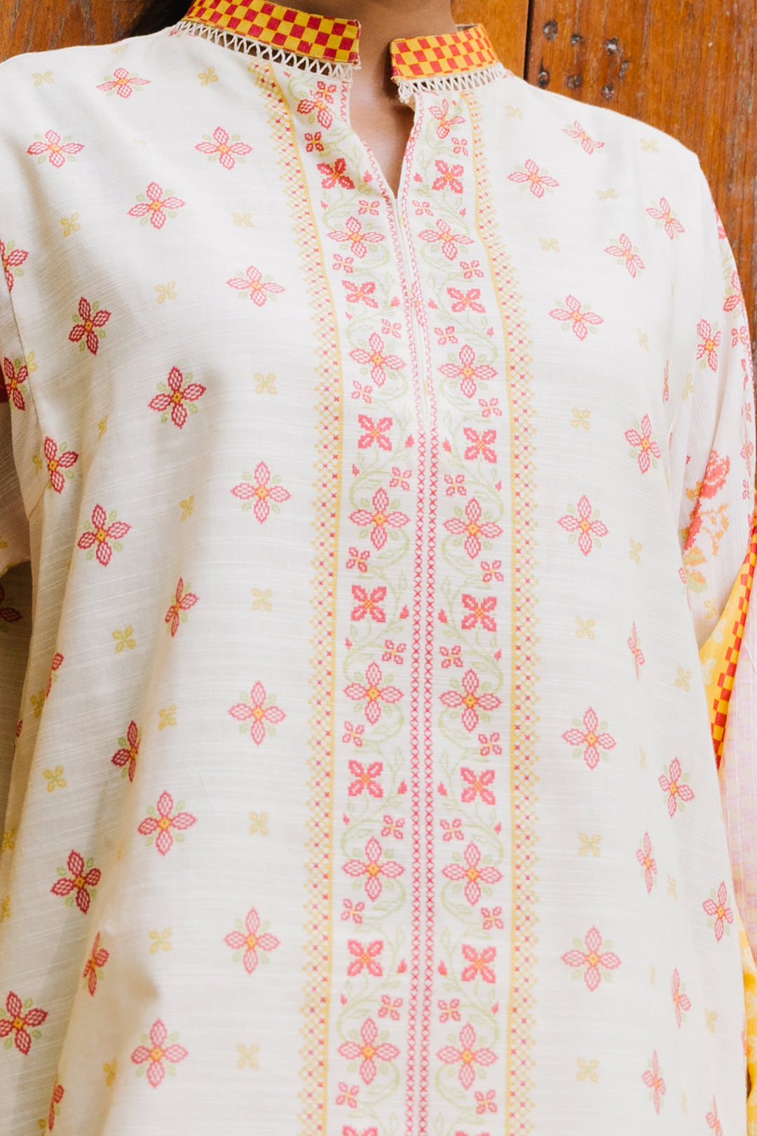 Zellbury | Unstitched 2 Piece Khaddar | Shirt Dupatta - 0251