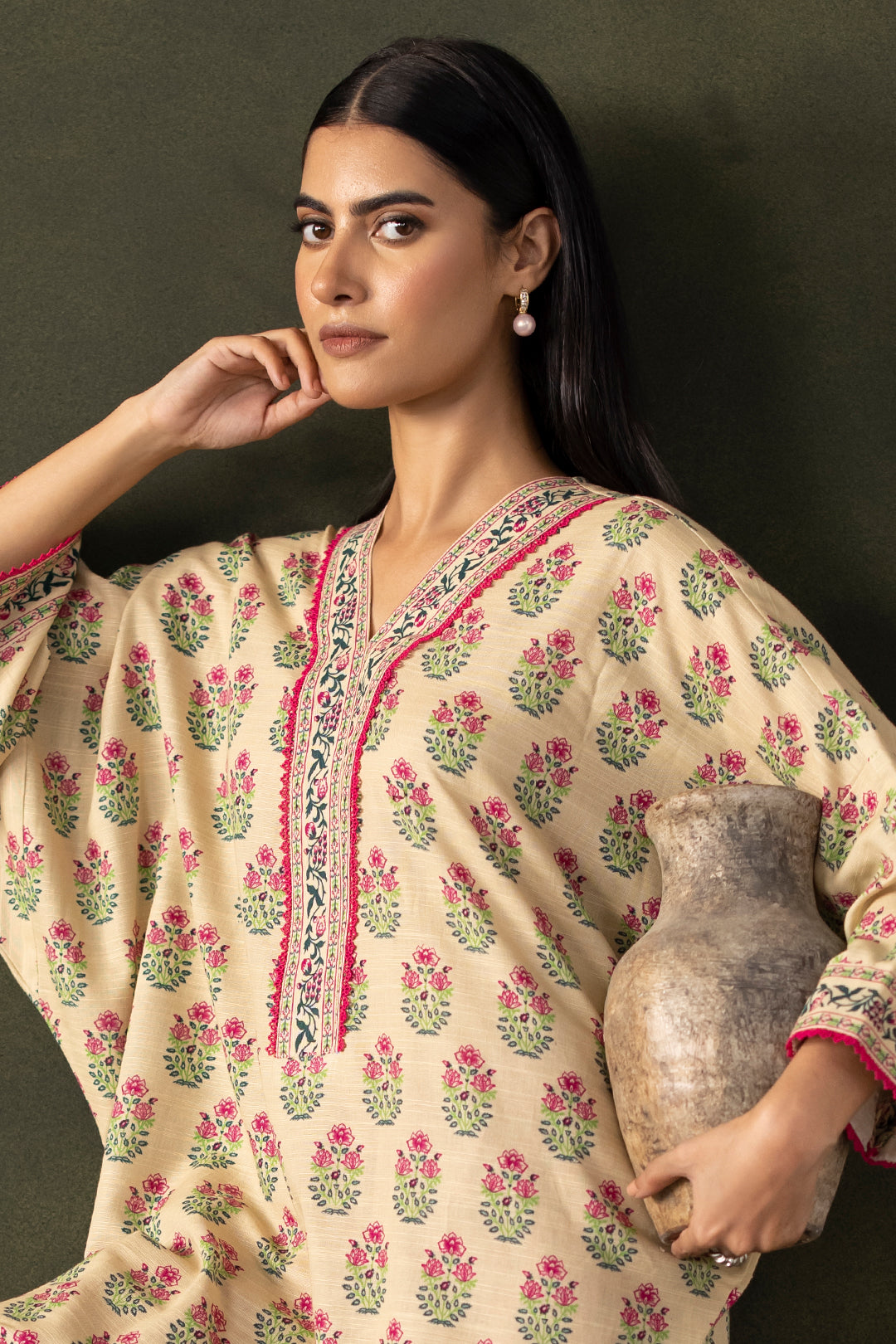 Zellbury | Unstitched 2 Piece Khaddar | Shirt Shalwar - 0256 Default Title