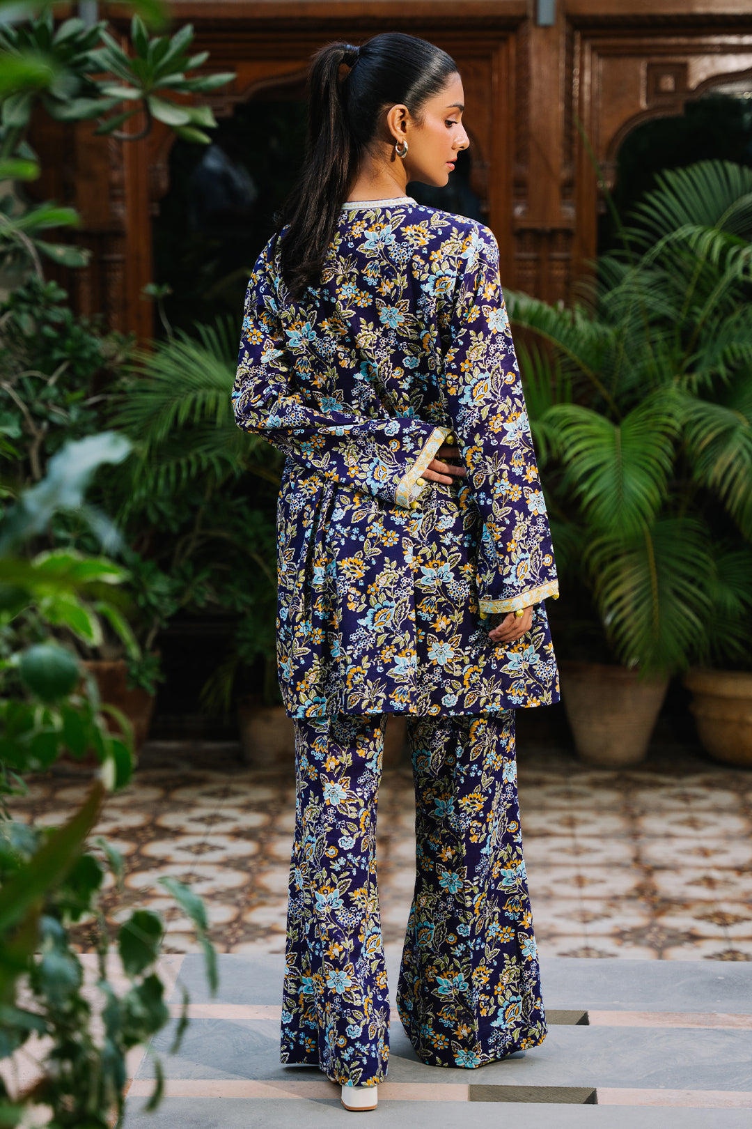 Zellbury | Unstitched 2 Piece Khaddar | Shirt Shalwar - 0257