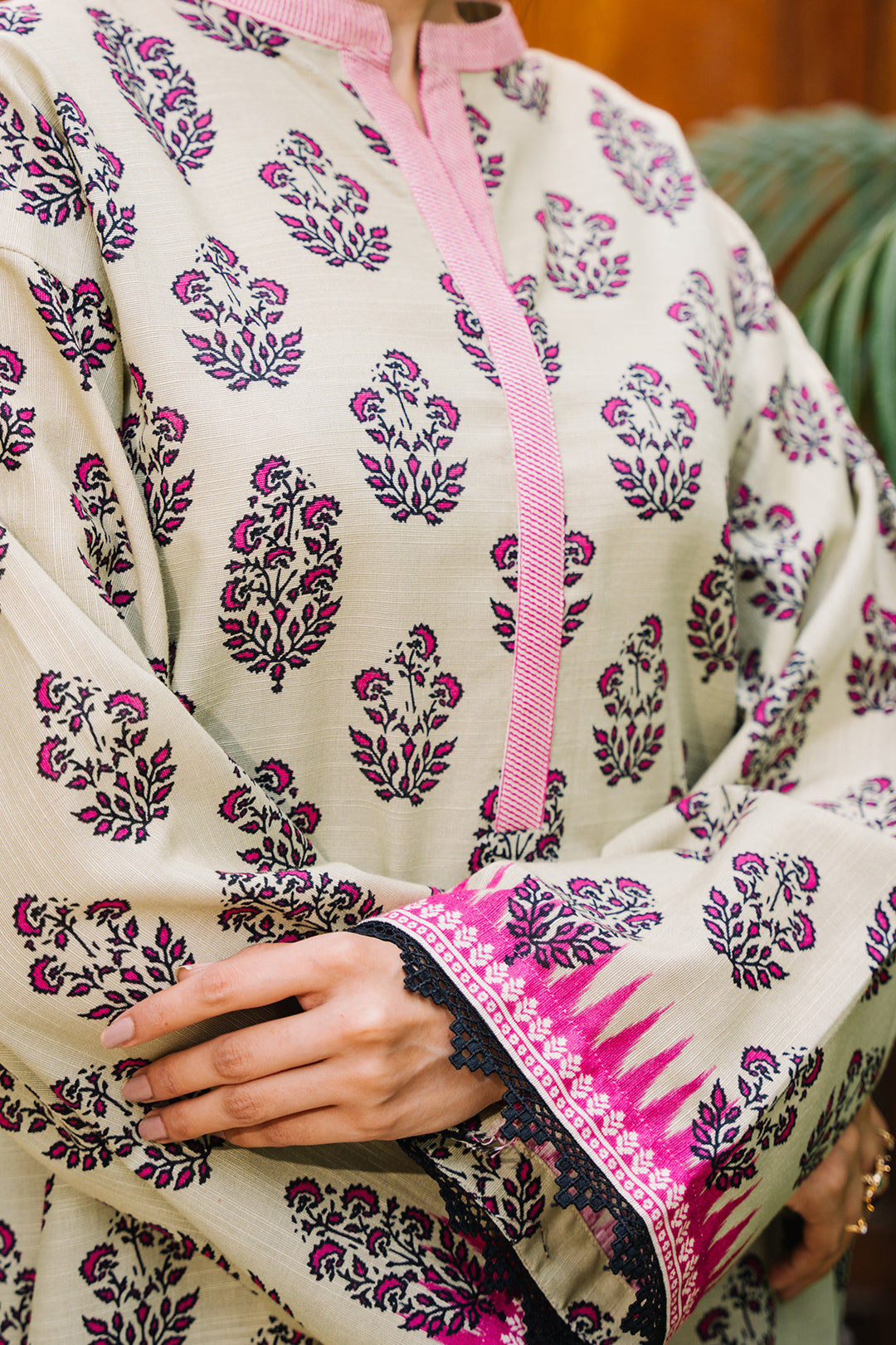 Zellbury | Unstitched 2 Piece Khaddar | Shirt Shalwar - 0260