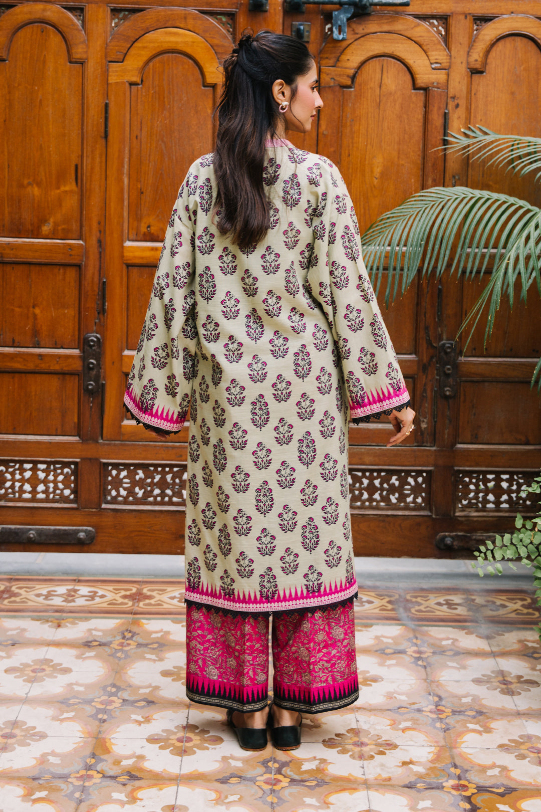 Zellbury | Unstitched 2 Piece Khaddar | Shirt Shalwar - 0260