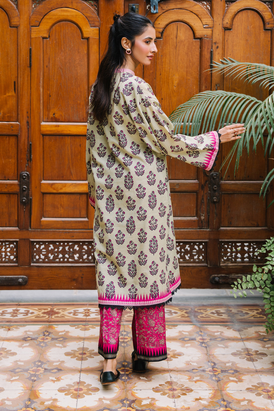 Zellbury | Unstitched 2 Piece Khaddar | Shirt Shalwar - 0260