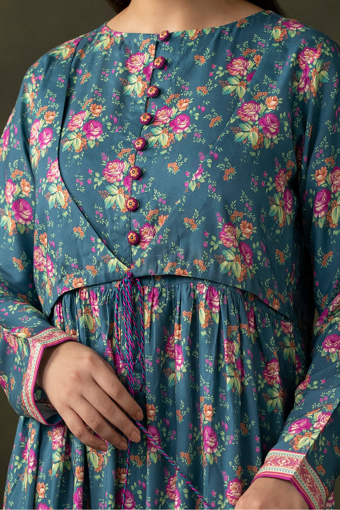 Zellbury | Unstitched 2 Piece Viscose | Shirt Shalwar - 0261