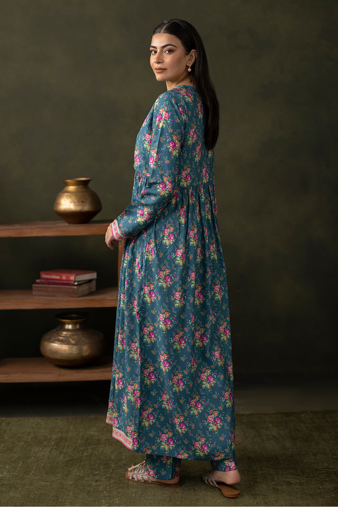Zellbury | Unstitched 2 Piece Viscose | Shirt Shalwar - 0261