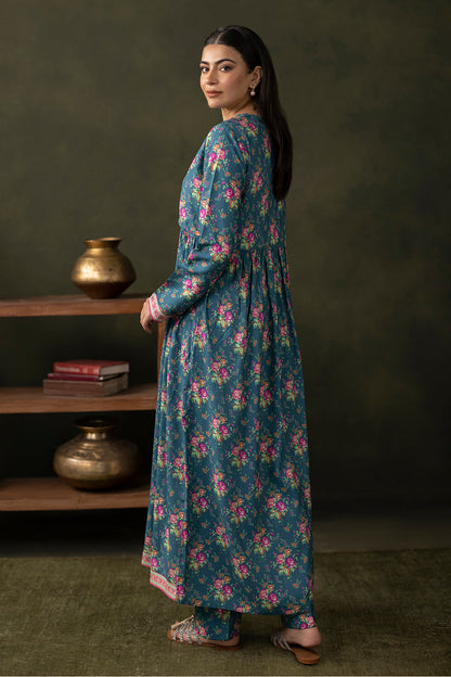 Zellbury | Unstitched 2 Piece Viscose | Shirt Shalwar - 0261