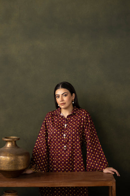Zellbury | Unstitched 2 Piece Viscose | Shirt Shalwar - 0262