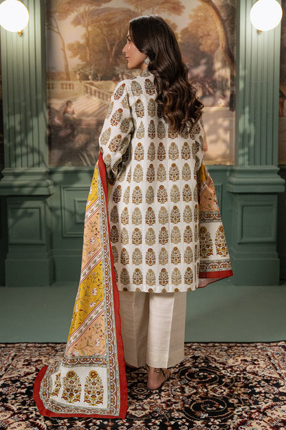 Zellbury | Unstitched 2 Piece Khaddar | Shirt Dupatta - 0336