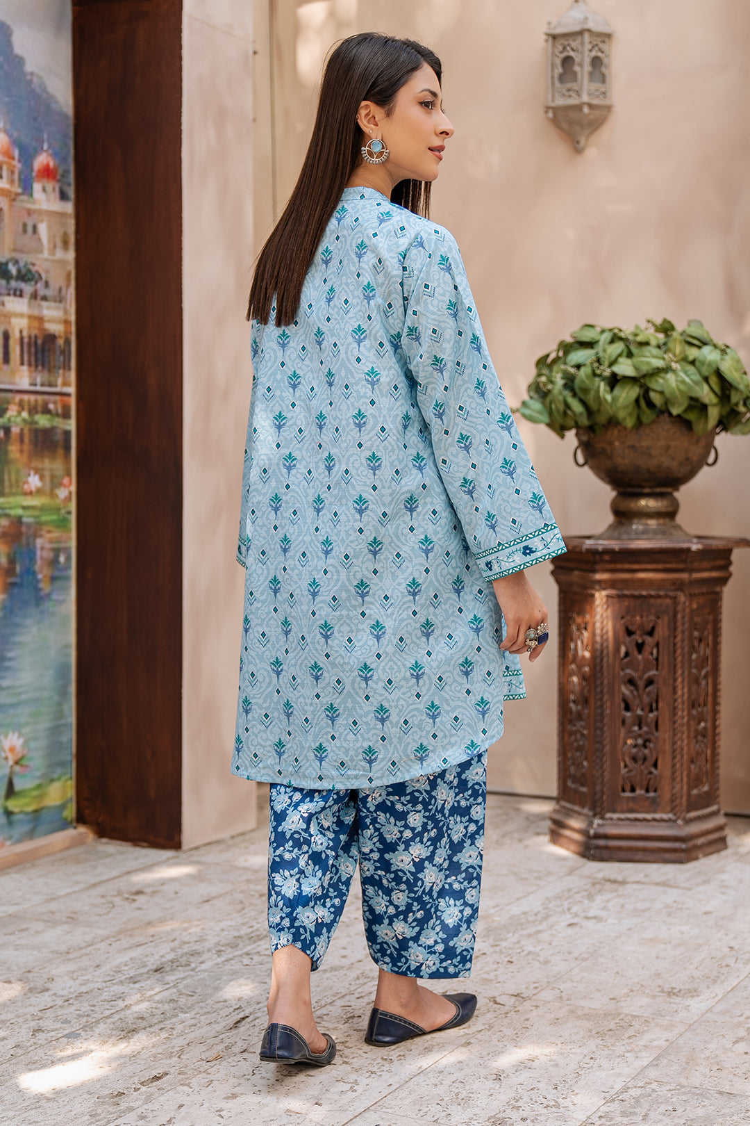 Zellbury | Unstitched 2 Piece Khaddar | Shirt Shalwar - 0337