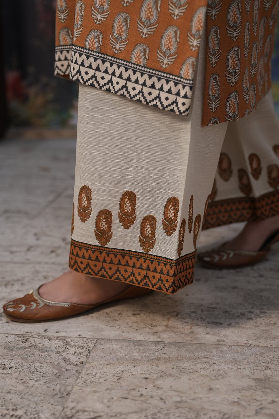 Zellbury | Unstitched 2 Piece Khaddar | Shirt Shalwar - 0339