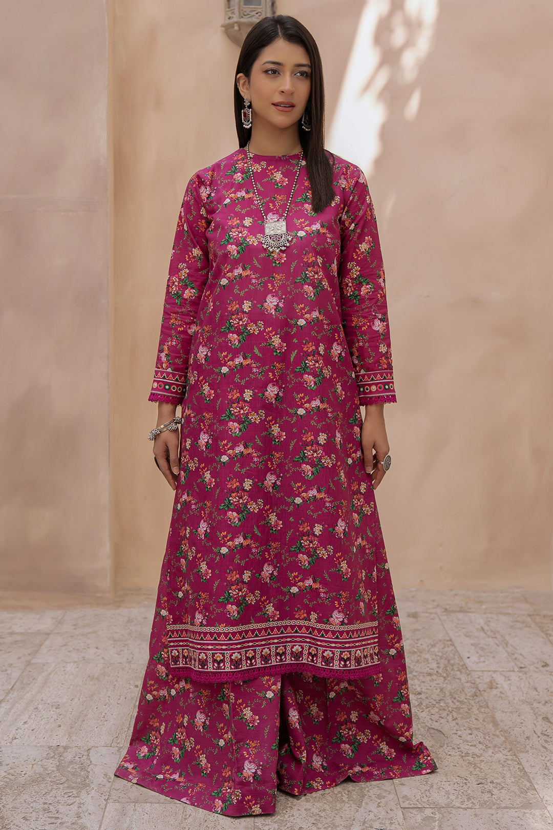 Zellbury | Unstitched 2 Piece Khaddar | Shirt Shalwar - 0340