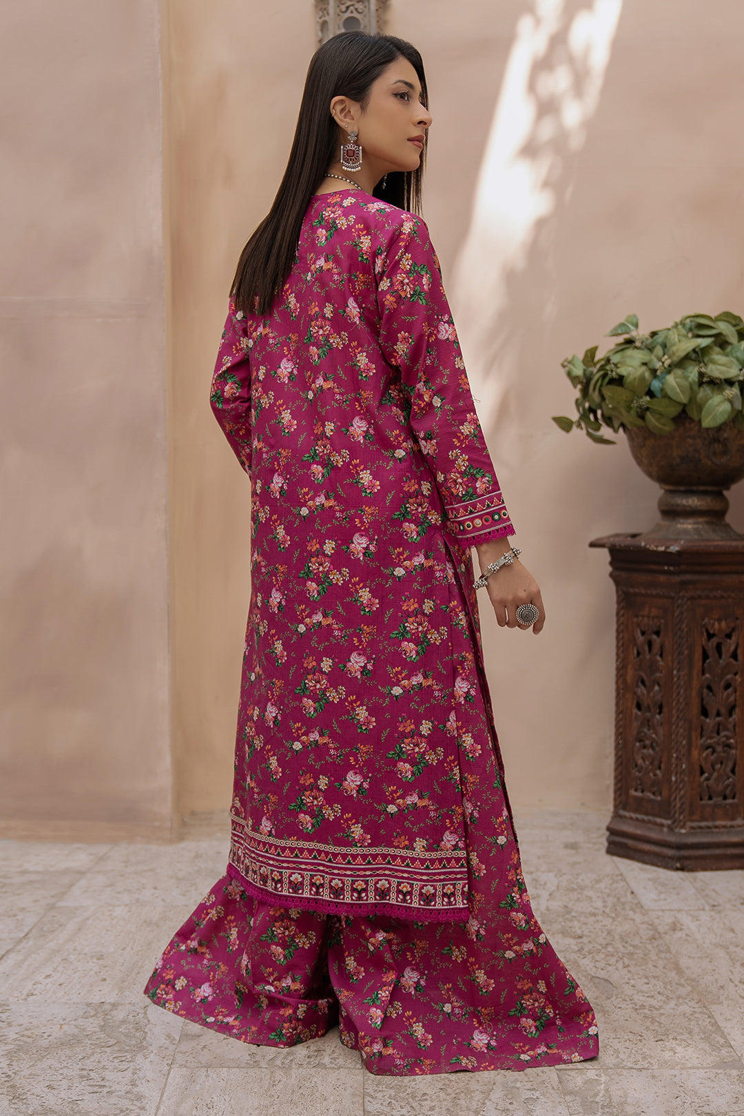 Zellbury | Unstitched 2 Piece Khaddar | Shirt Shalwar - 0340
