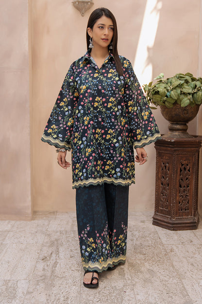 Zellbury | Unstitched 2 Piece Khaddar | Shirt Shalwar - 0341