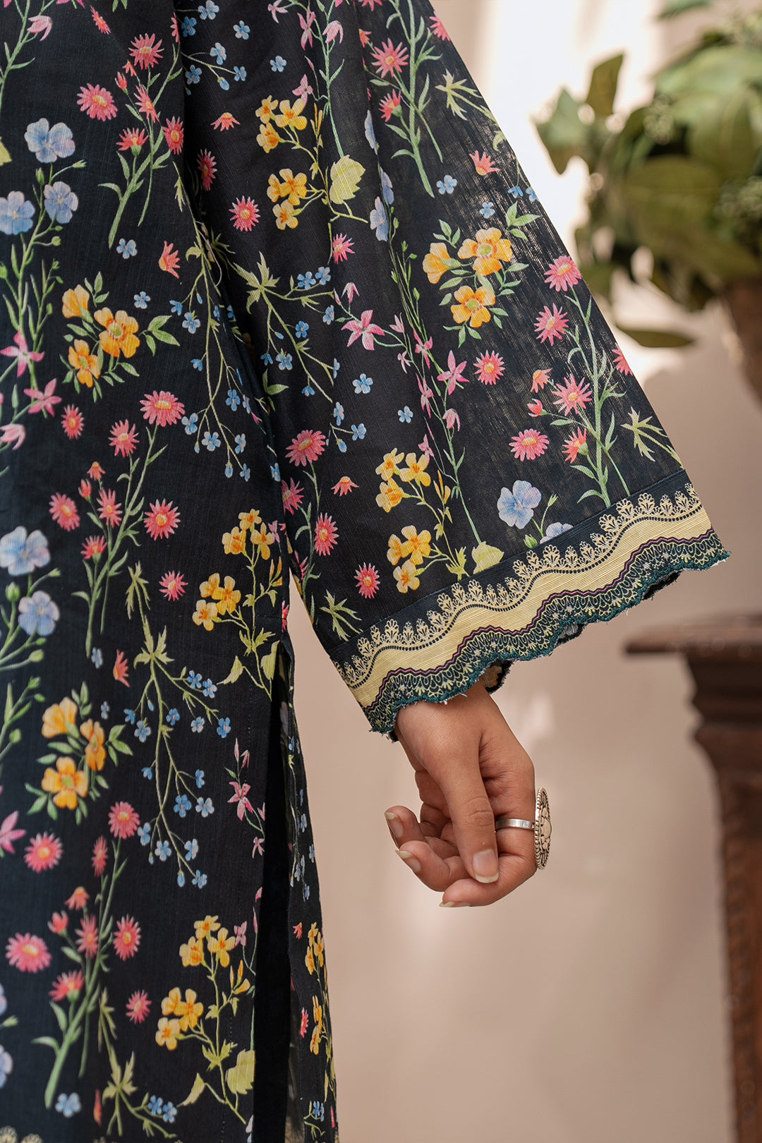 Zellbury | Unstitched 2 Piece Khaddar | Shirt Shalwar - 0341