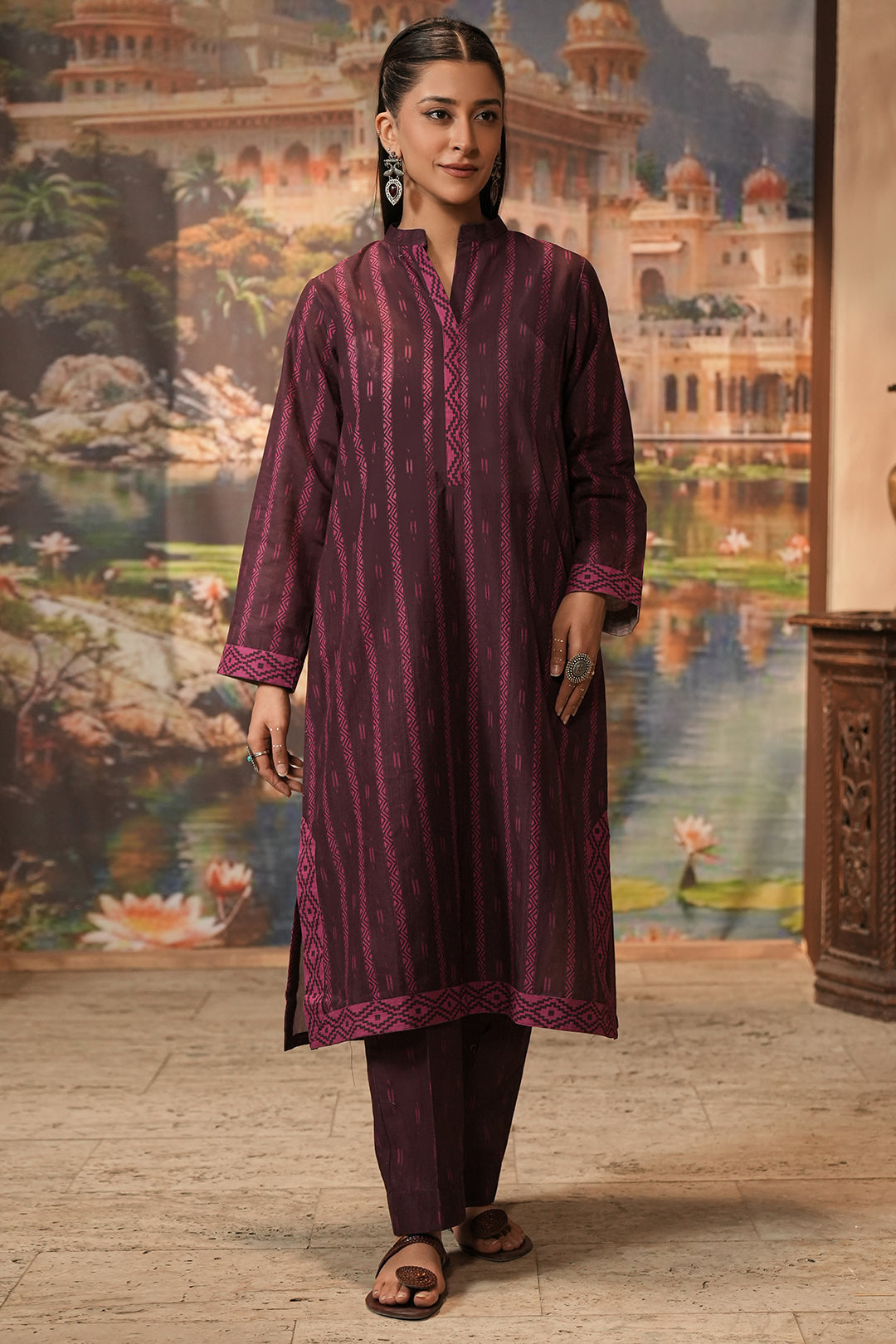 Zellbury | Unstitched 2 Piece Khaddar | Shirt Shalwar - 0343