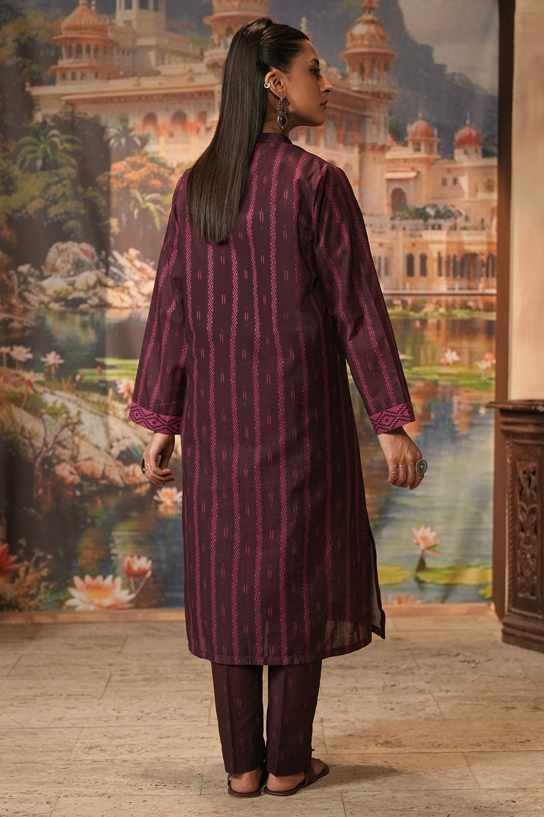 Zellbury | Unstitched 2 Piece Khaddar | Shirt Shalwar - 0343
