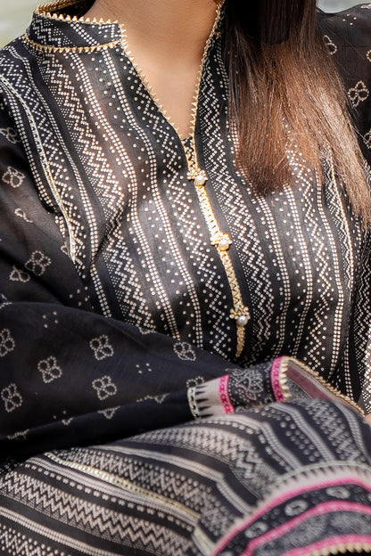 Zellbury | Unstitched 2 Piece Khaddar | Shirt Dupatta - 0428