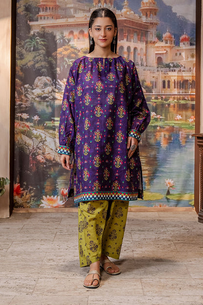 Zellbury | Unstitched 2 Piece Khaddar | Shirt Shalwar - 0429