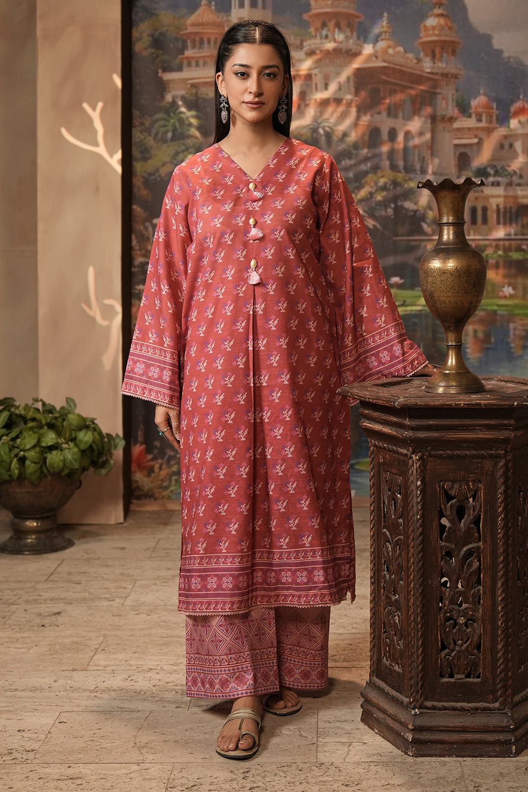 Zellbury | Unstitched 2 Piece Khaddar | Shirt Shalwar - 0430